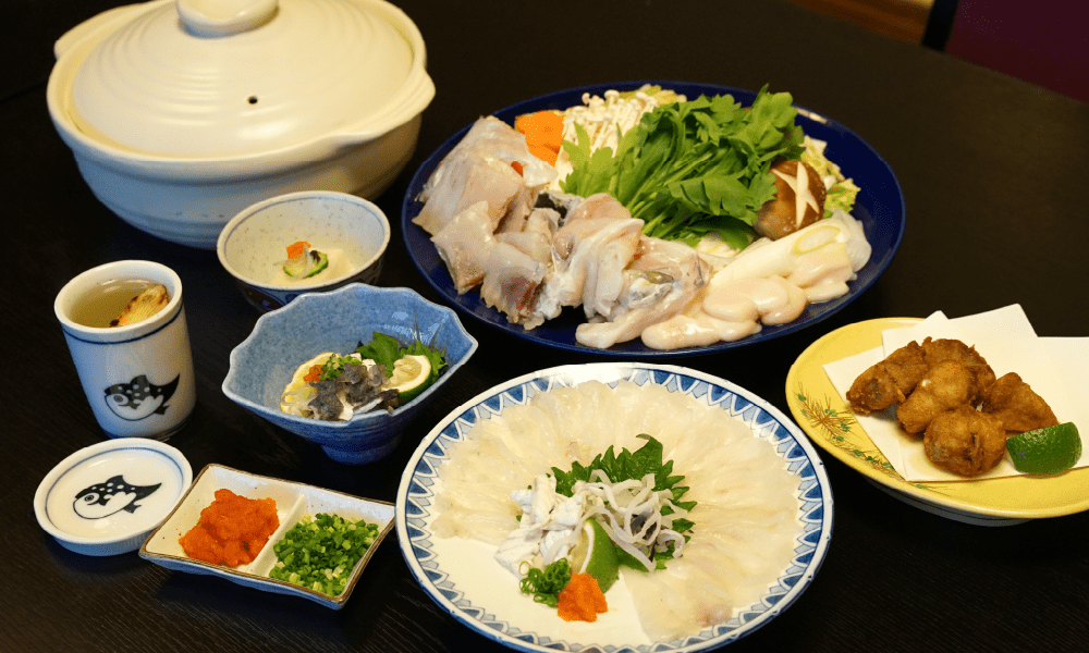 画像：トラフグ料理