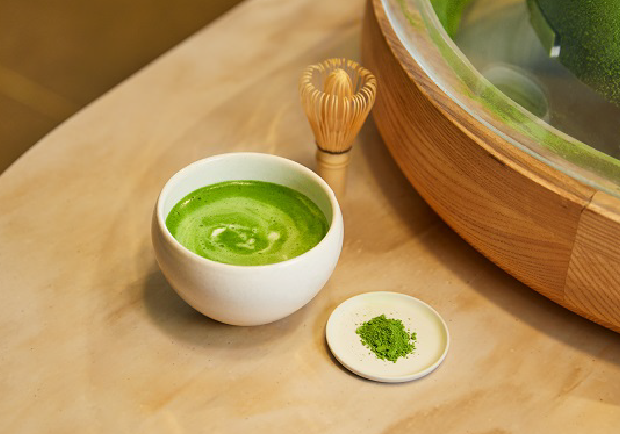 画像：石臼で挽いた抹茶