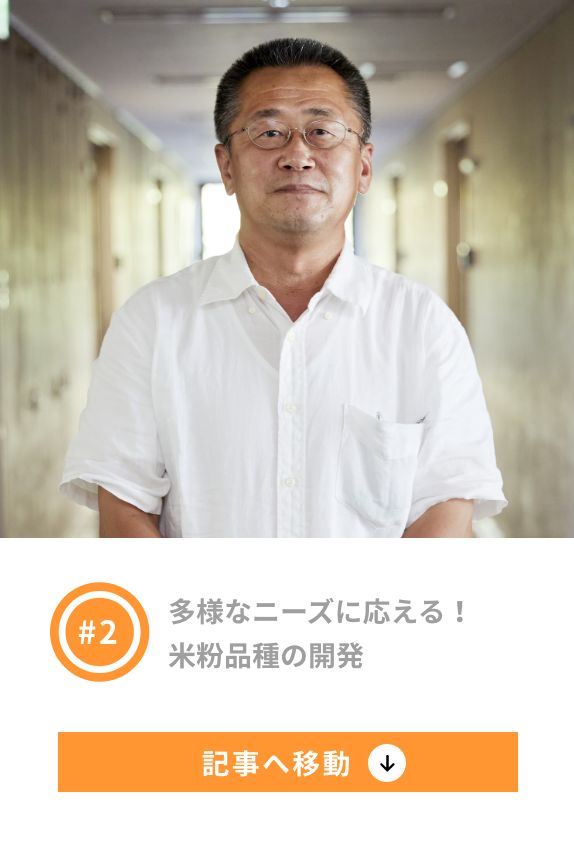 2 多様なニーズに応える！米粉品種の開発