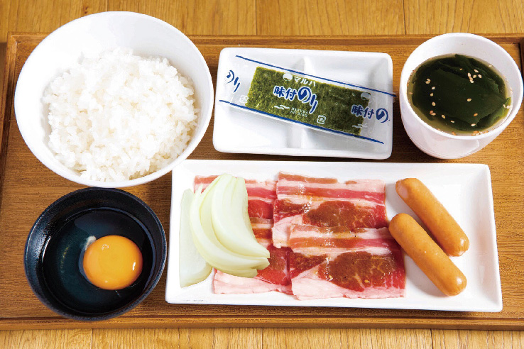 新橋本店の「朝焼肉セット」