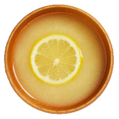 レモンの味噌汁