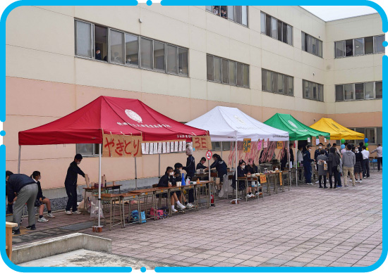 調理を伴う模擬店