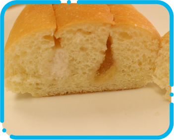 パンの断面