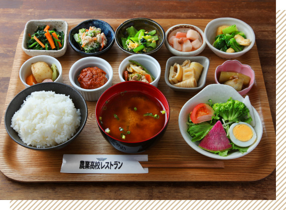 日替わり小鉢の県農御膳