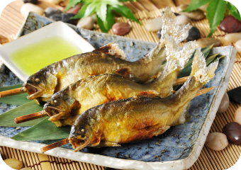 あゆの塩焼き