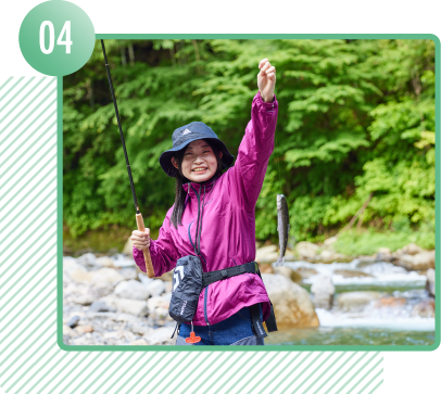 安全第一で楽しもう渓流釣りにチャレンジ