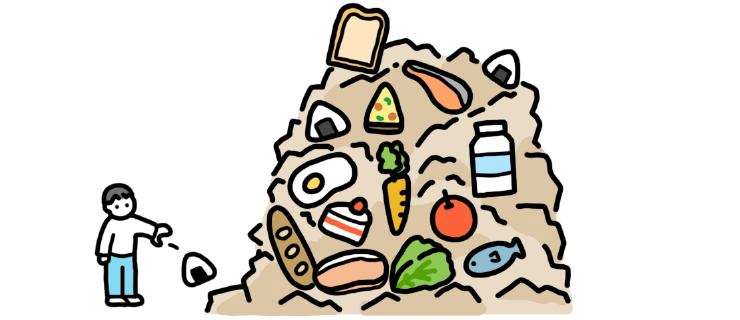 捨てるイメージ