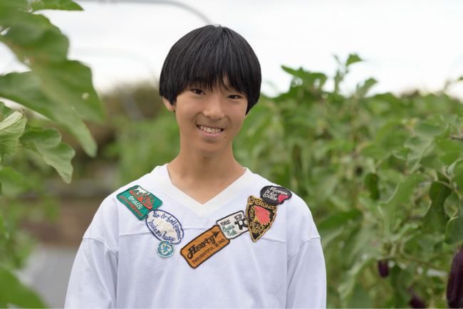 高校生野菜ソムリエ 緒方湊さん
