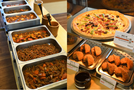 ビュッフェで提供されるジビエ料理