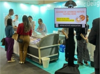 Seafood Expo Asia（シンガポール）の様子