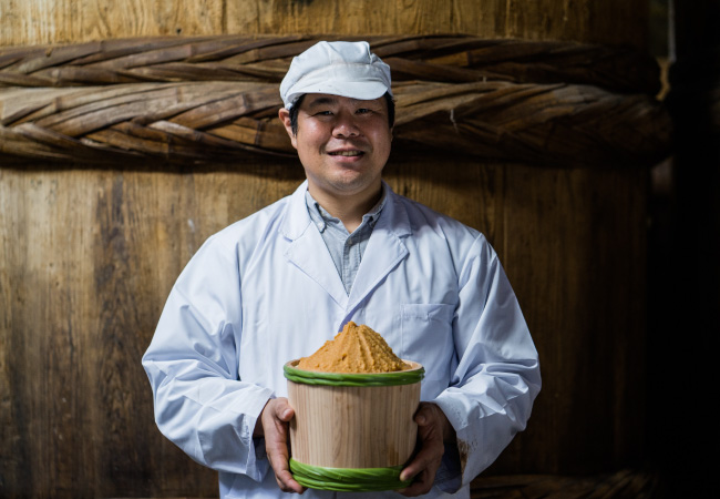 （有）河野酢味噌製造工場	代表取締役　河野尚基さん