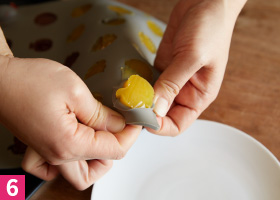 6　シリコン型から取り出す