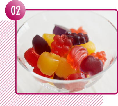 新感覚登場! スイーツなグミ