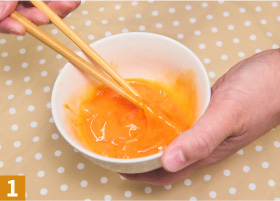 溶きたまごをつくります