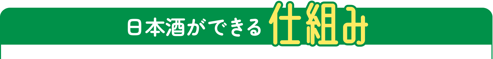 日本酒ができる仕組み