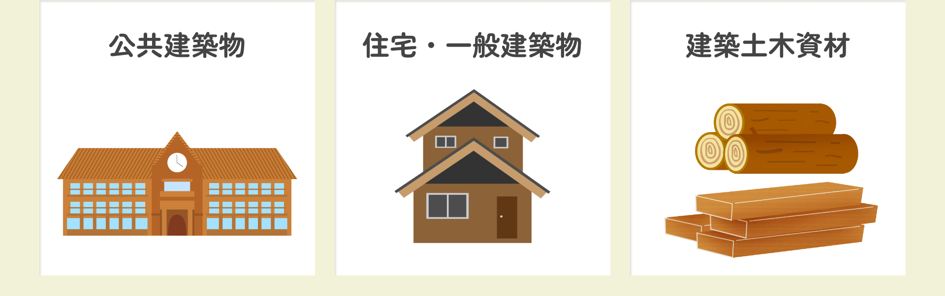 公共建築物　住宅・一般建築物　建築土木資材