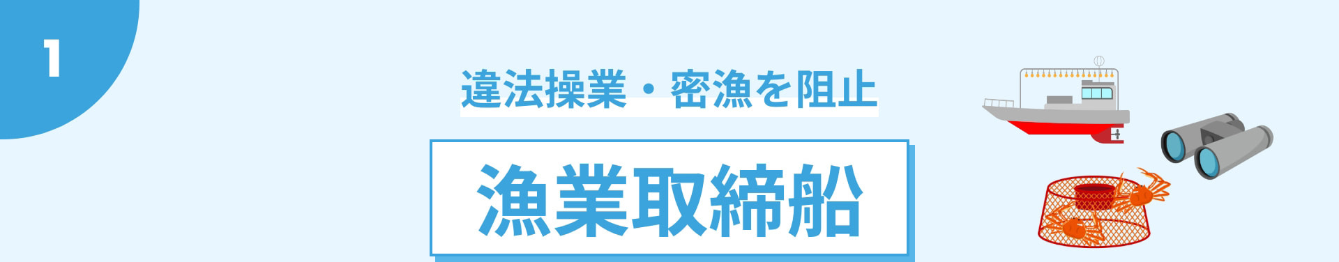 違法操業・密漁を阻止 漁業取締船