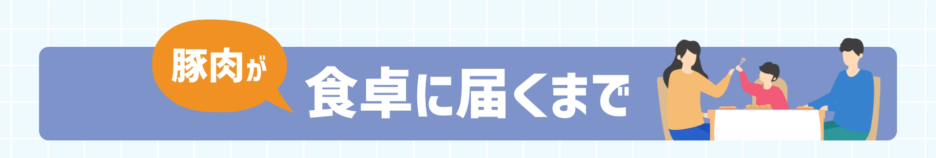 豚肉が食卓に届くまで