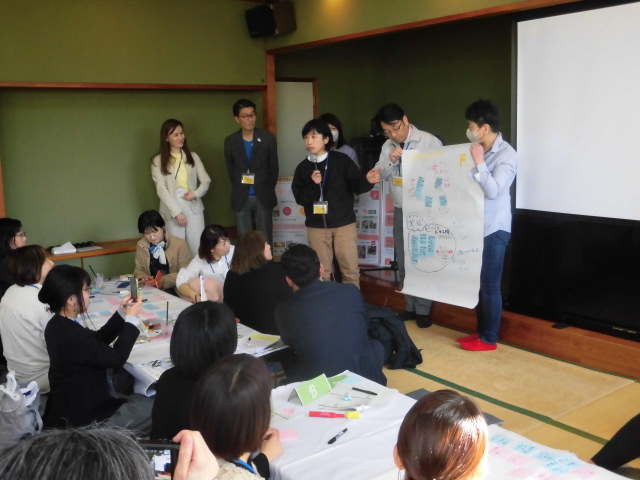 昨年の大農業女子会での交流会の様子（令和7年3月）