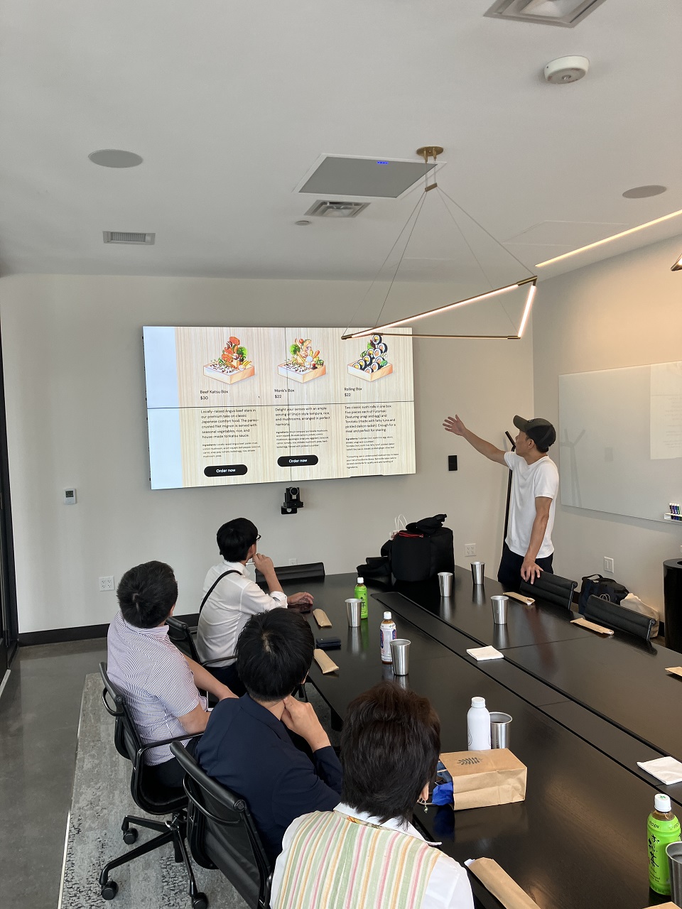 ベントビルプロジェクトのシェフによるプレゼンテーション