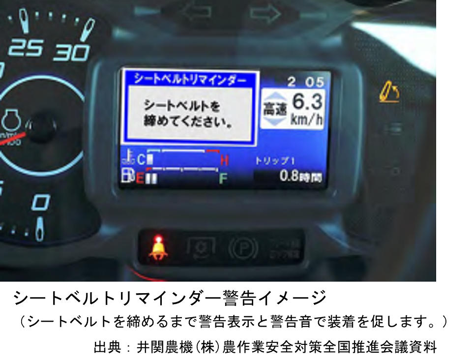 シートベルトリマインダーイメージ