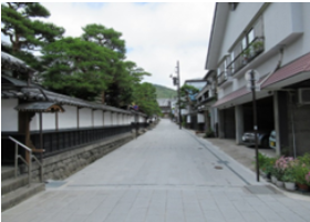 善光寺周辺地域の道路美装化