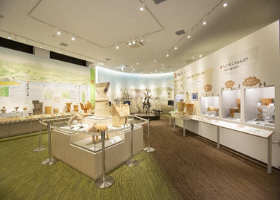 「体感!しだみ古墳群ミュージアム」の展示室