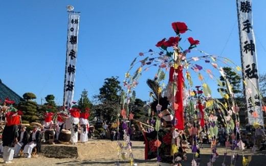 山畑の勝手神社の神事踊（ユネスコ無形文化遺産）