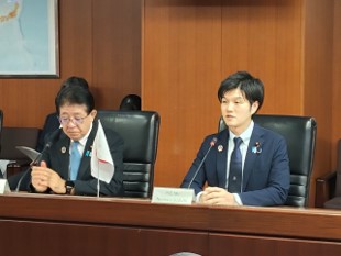 発言する鈴木農林水産大臣