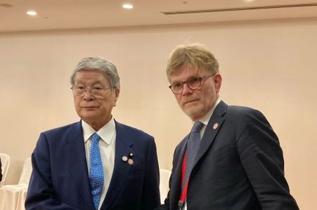 野村大臣とフェノー大臣