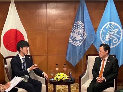FAO事務総長とのバイ会談