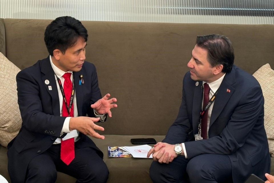 アフメッド・バージュ・トルコ農業森林副大臣との会談