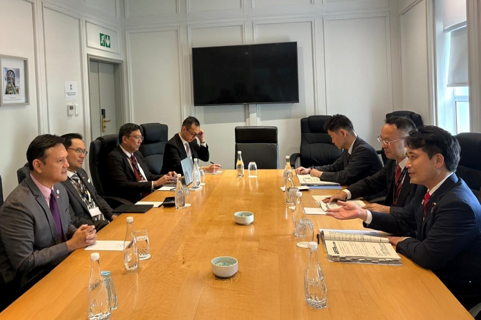 ザキ・モハマド・シンガポール持続可能性・環境上級国務大臣との会談