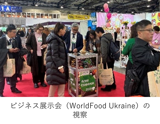 ビジネス展示会（WorldFood Ukraine）の視察