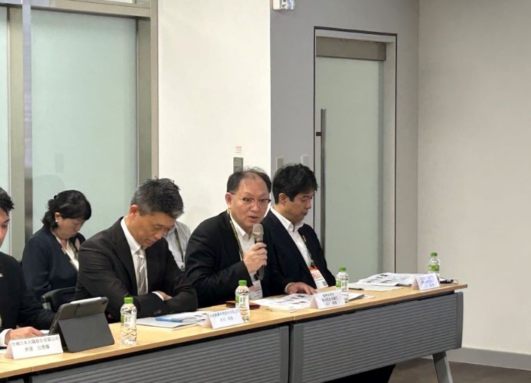 山口審議官が輸出支援プラットフォームについて説明