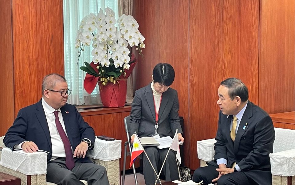 フィリピン農業大臣との会談（会談中）