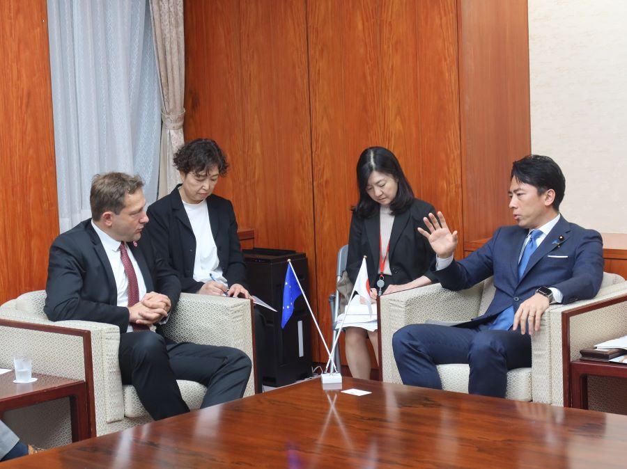 クリストフ・ハンセン欧州委員との会談