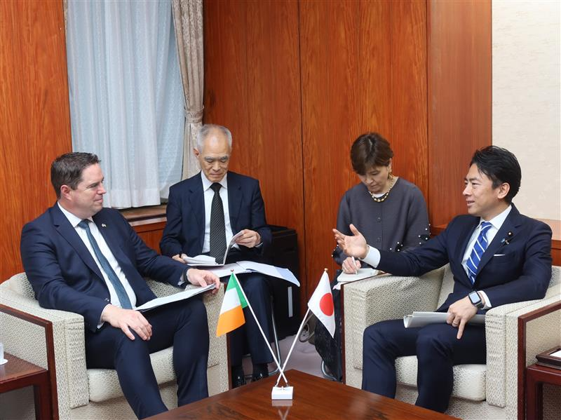 マーティン・ヘイドン・アイルランド農業・食糧・海洋大臣と会談