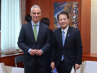 エマニュエル駐日米国大使による宮下大臣表敬1