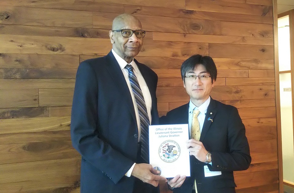 イリノイ州副知事首席補佐官との会談
