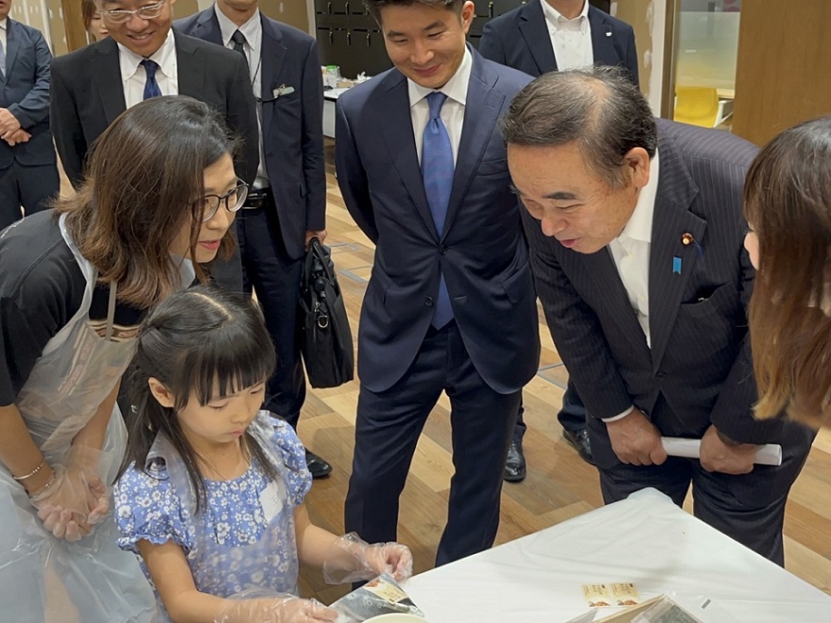 日本産米の食育イベント参加