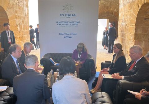 米国農務長官とのバイ会談