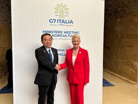 WFP事務局長とのバイ会談