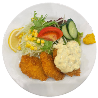 和幸で提供されるまぐろカツ定食