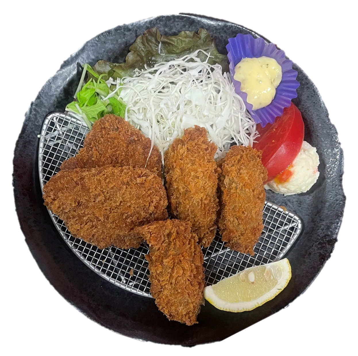 ヒレカツ＆カキフライ御膳