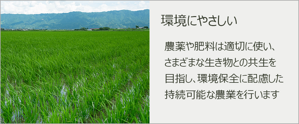 環境にやさしい