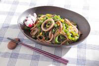 ピーマンとイカの生姜炒め