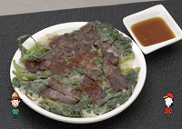 春菊と福島牛のチヂミ