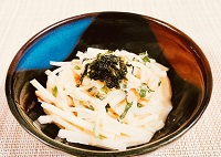 大根と大葉のマヨポン和え