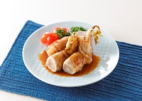 東京ウドの豚巻き照り焼き